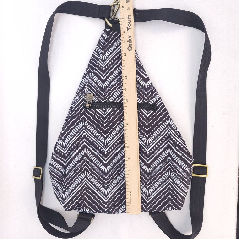 Black Butterfly Womens Bohemian Casual Fashion Backpack Zip Adjustable Strap - Picture 4 of 11
